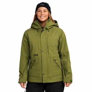 Dakine Women’s Scout Ski Jacket Small Green Hooded Snow Ski Jacket NWT
